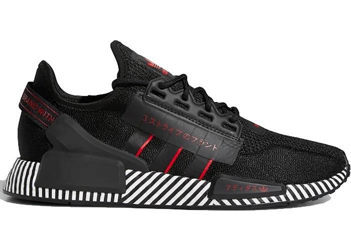 Adidas NMD R1 V2 Dazzle Camo Black