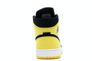 Air Jordan 1 Mid Yellow Toe Black